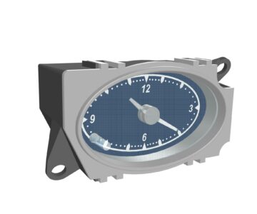 3D модель Часы автомобильные для а/м "Волга" ГАЗ-31105
