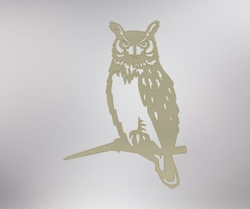 Чертеж Фигура металлическая (Сова)