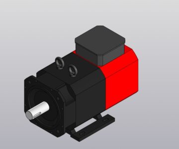 3D модель Двигатель сер. DH-10-2-35-5,5／7,5-4-1500 (ф.Балт-Систем/Balt-System)