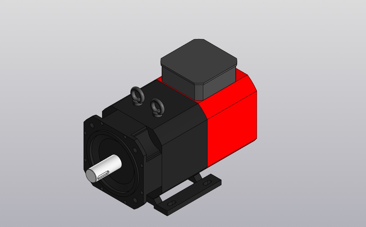 3D модель Двигатель сер. DH-10-2-35-5,5／7,5-4-1500 (ф.Балт-Систем/Balt-System)