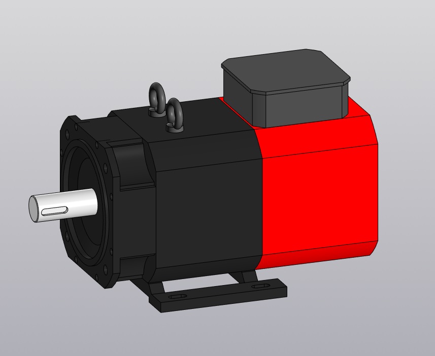 3D модель Двигатель сер. DH-10-2-35-5,5／7,5-4-1500 (ф.Балт-Систем/Balt-System)