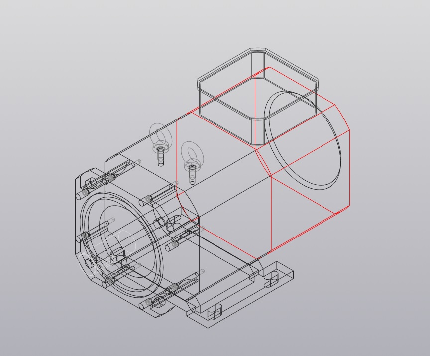 3D модель Двигатель сер. DH-10-2-35-5,5／7,5-4-1500 (ф.Балт-Систем/Balt-System)