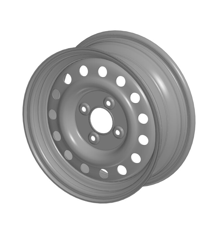 3D модель Модель диска 13 дюймов - 98 разболтовка ВАЗ
