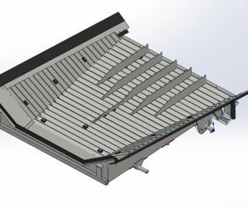 3D модель Доска стрясная роторного зерноуборочного комбайна (аналог Торум)