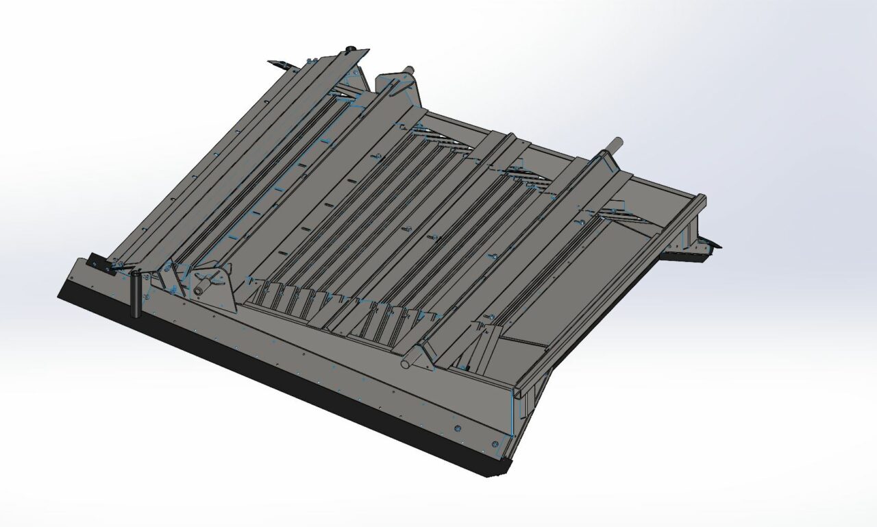 3D модель Доска стрясная роторного зерноуборочного комбайна (аналог Торум)