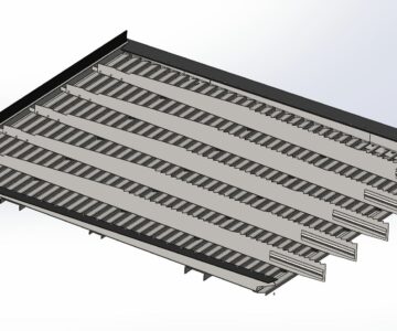 Чертеж Доска стрясная комбайна NEW HOLLAND NH 6090 (грохот) 84461623