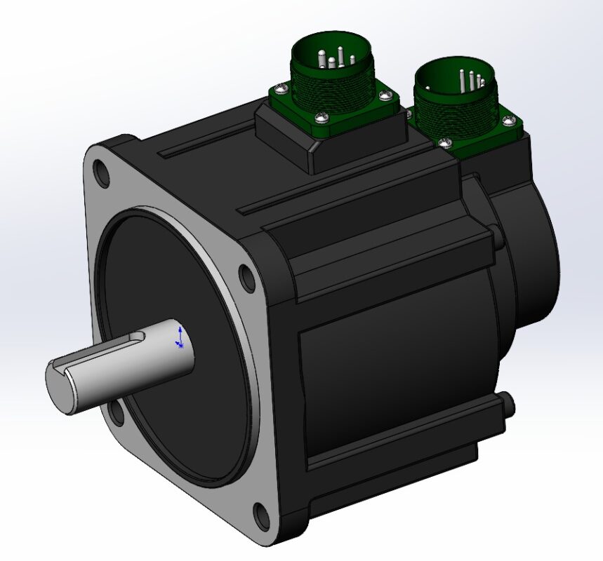 3D модель Модель Электромотор INOVANCE MS1H3-85B 15CB