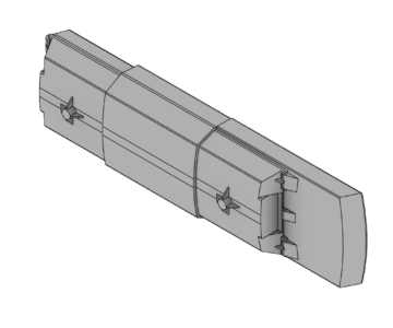 3D модель Линейный промышленный LED светильник для взрывоопасных зон