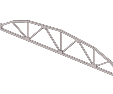 Чертеж Подстропильная ферма ЖБ 18-30м