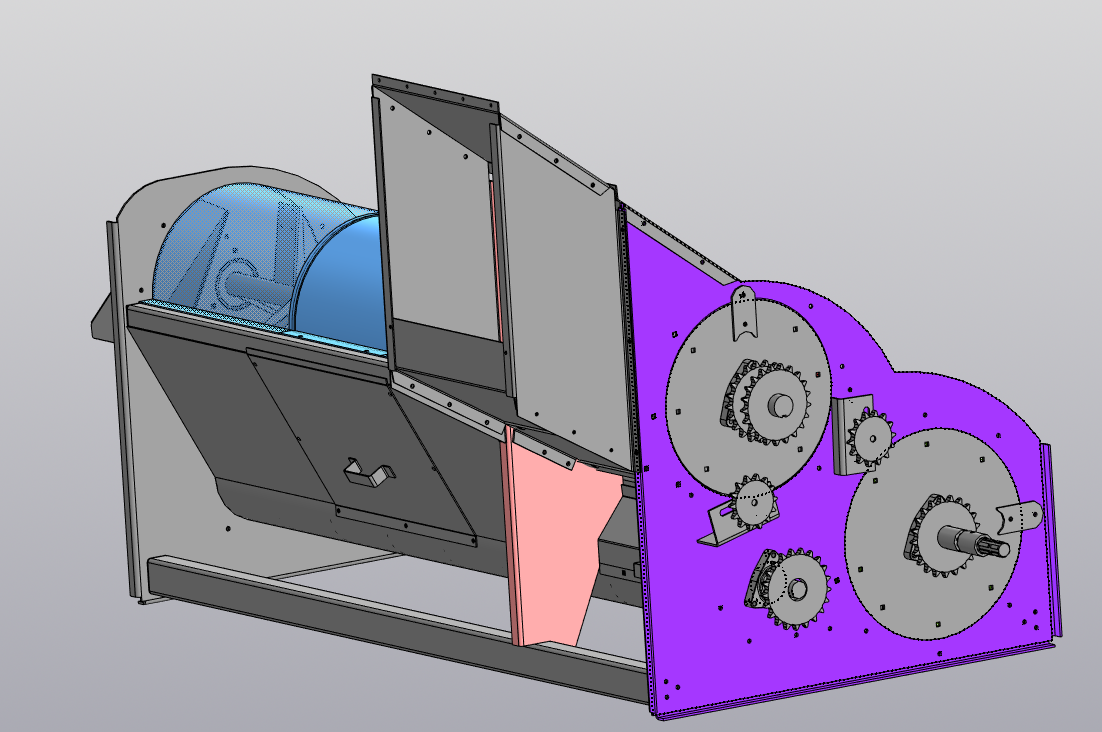 3D модель Комбайн для тыквы и других бахчевых