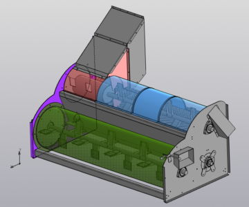 3D модель Комбайн для тыквы и других бахчевых
