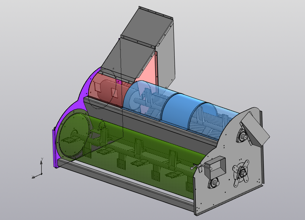 3D модель Комбайн для тыквы и других бахчевых