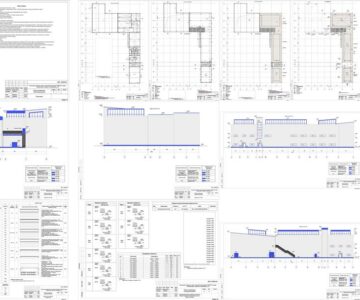 Чертеж Реконструкция г-образного склада на территории молокозавода