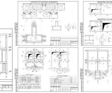 Чертеж Архитектурно-строительное задание на подстанцию 10/0,4 кВ