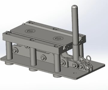 Чертеж Приспособление для зажима и фрезеровки ножей барабанов измельчителей