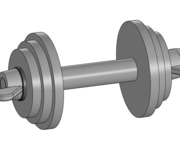 3D модель Гантель 4 кг