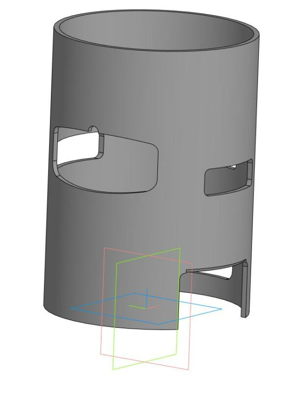 3D модель Гильза Yamaha 115/140/300. 2 такта