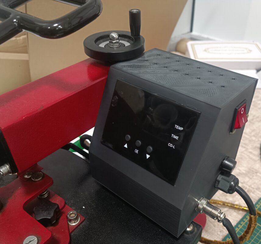 Чертеж Корпус блока управления для термопресса