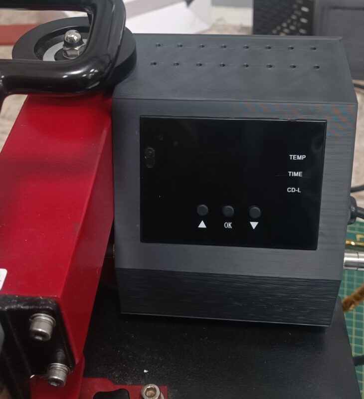 Чертеж Корпус блока управления для термопресса