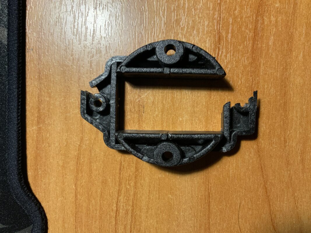 3D модель Модель узла крепления кнопок включения рейсмуса Зубр