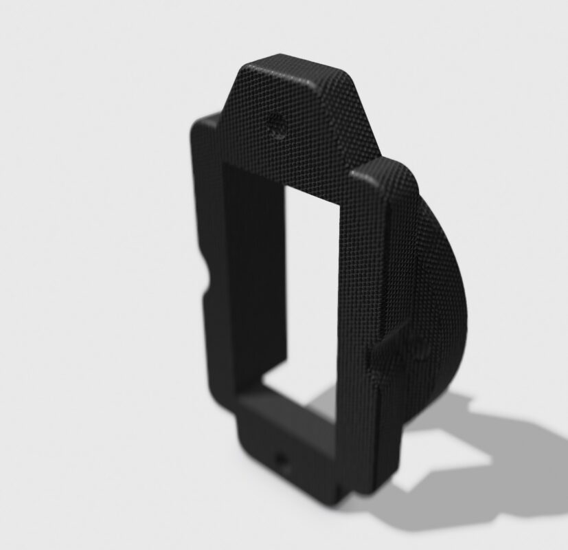 3D модель Модель узла крепления кнопок включения рейсмуса Зубр