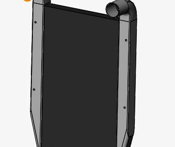 3D модель Блок охлаждения (Интеркулер) для дизельного двс на базе двигателя ЯМЗ 6502 LRIC 1264