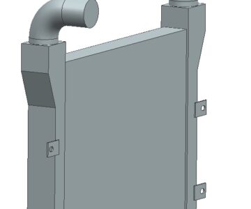 3D модель Интеркулер ПАЗ Вектор C40R13A-1172010