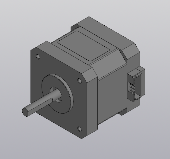 3D модель Шаговый двигатель NANPOSE 17HS4401