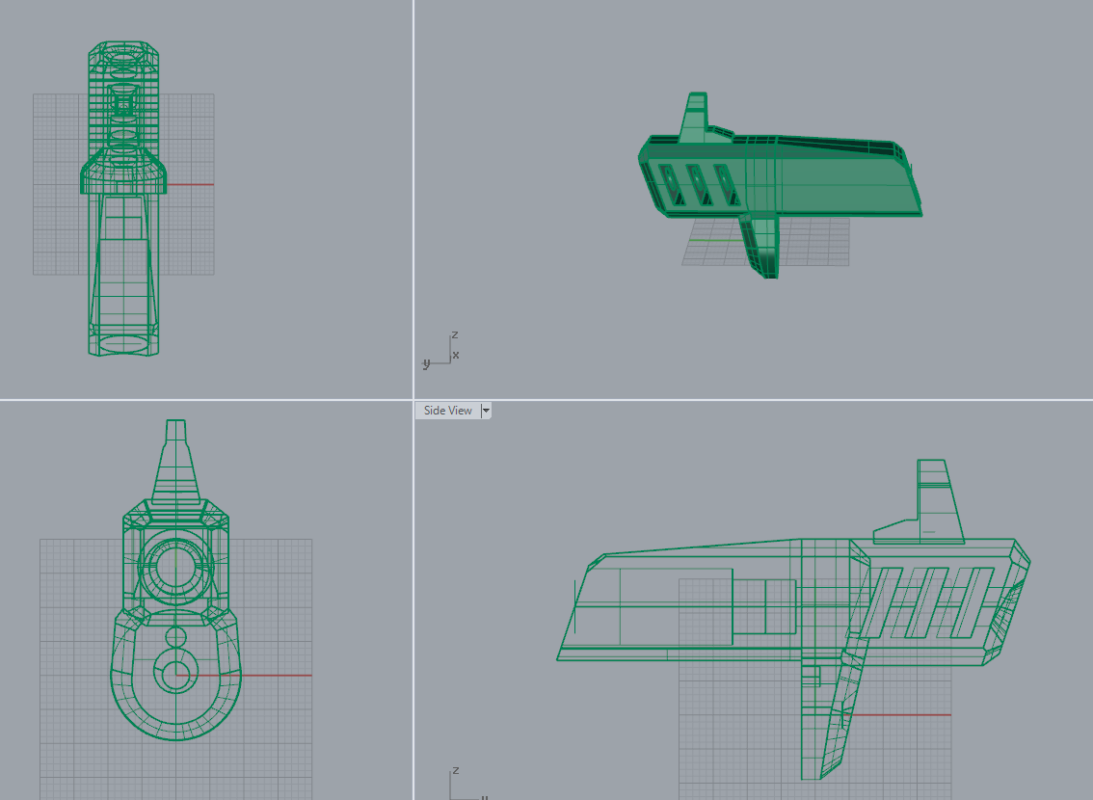 3D модель Мушка-восьмерка на пневматику crossman1377