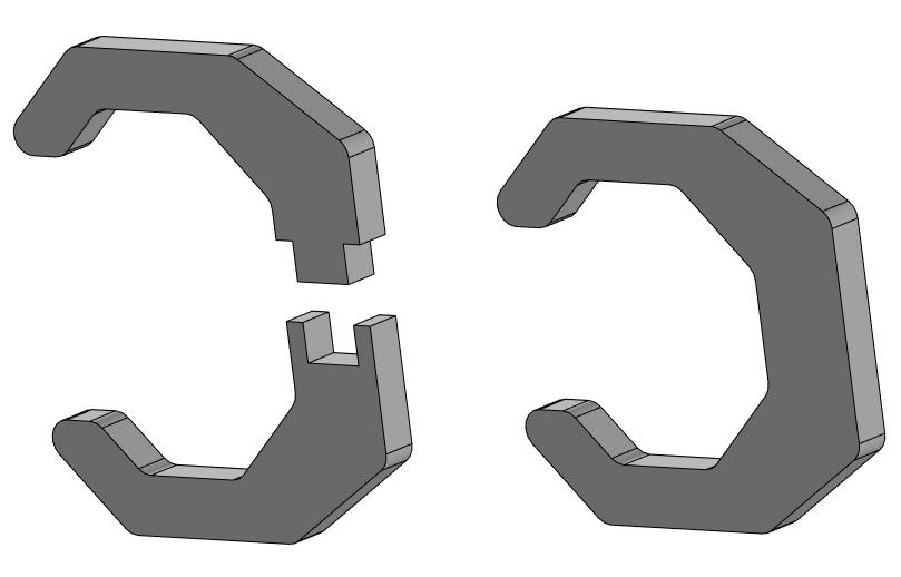 Чертеж Ключ гаечный на 70 мм под лазер.