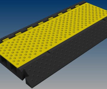 3D модель Кабель-канал уличный, усиленный