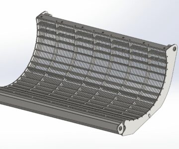 Чертеж Каркас подбарабанья КЗК-12-0103000 КЗС-1218 ПАЛЕССЕ GS12