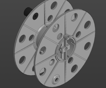 3D модель Катушка для измерительного провода DEHN 585 010