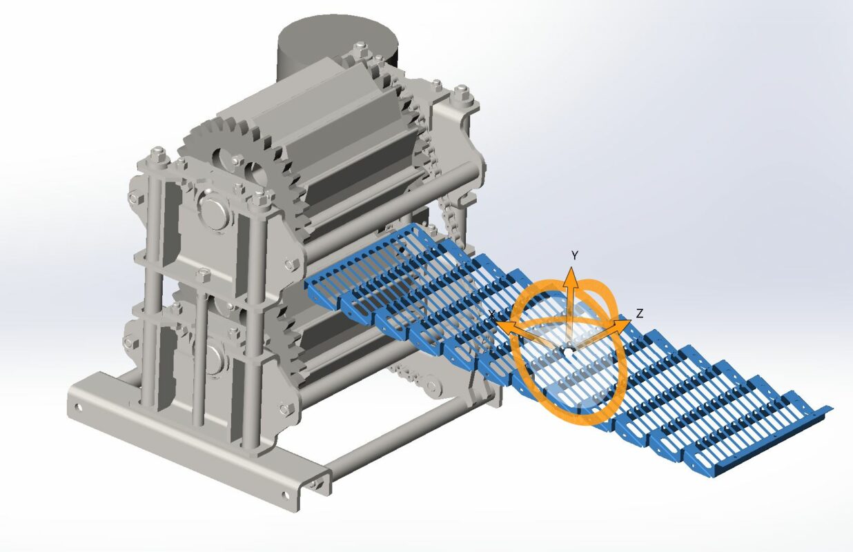 Чертеж Прокатный (гибочный) станок для гребенки клавиши соломотряса