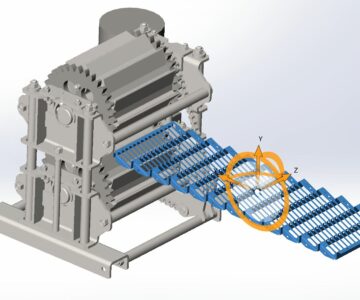 Чертеж Прокатный (гибочный) станок для гребенки клавиши соломотряса