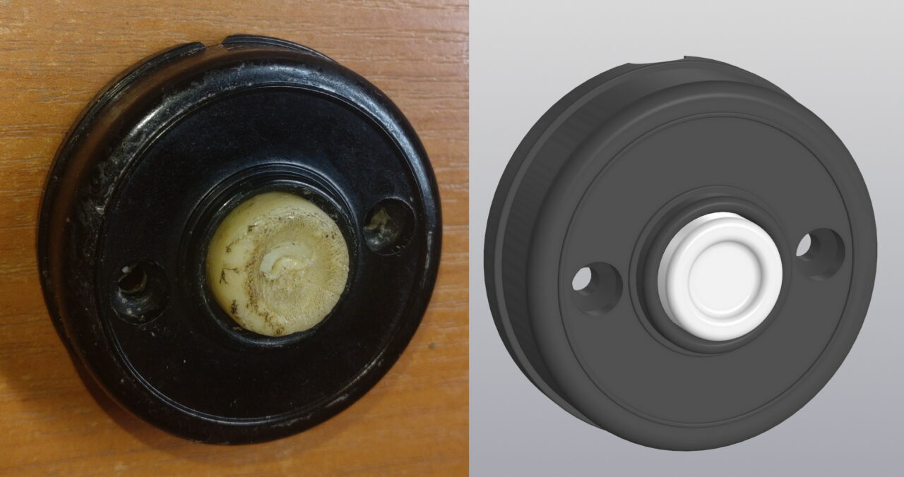 3D модель Кнопка дверного звонка СССР