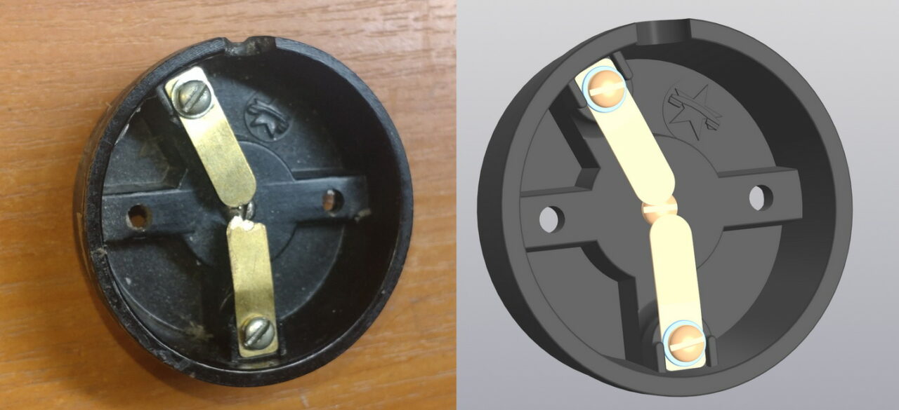 3D модель Кнопка дверного звонка СССР