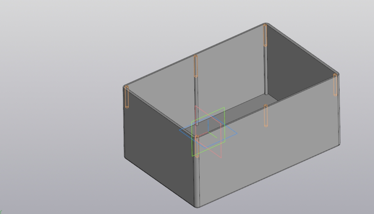 3D модель Корпус B017 для РЭА 222x146x106мм
