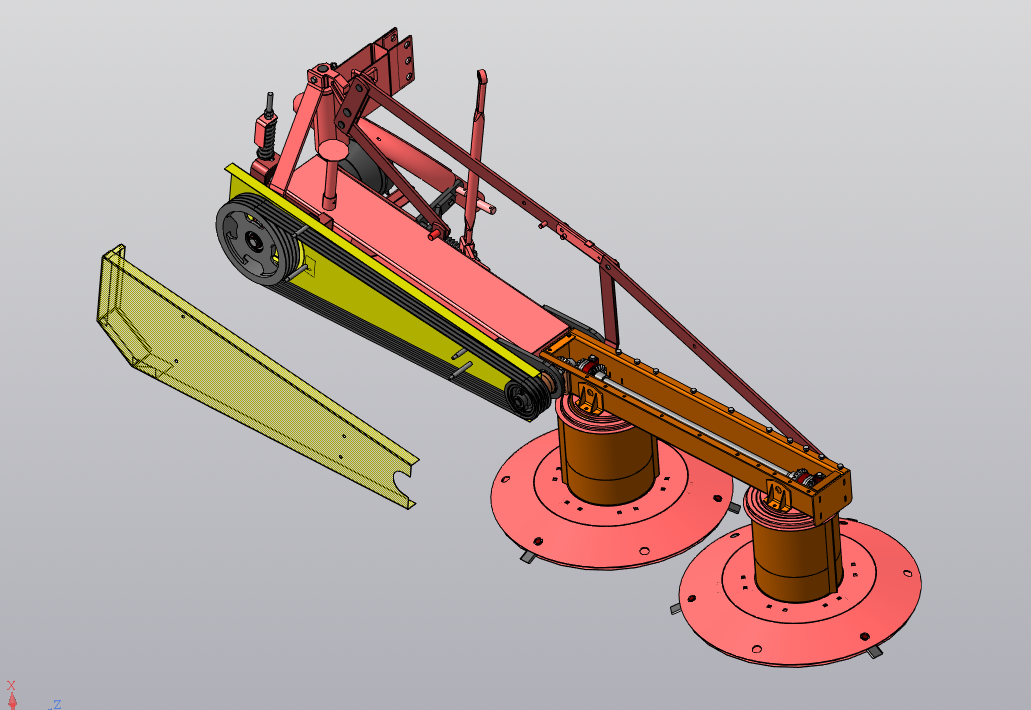 3D модель Косилка Лисицки Z-178