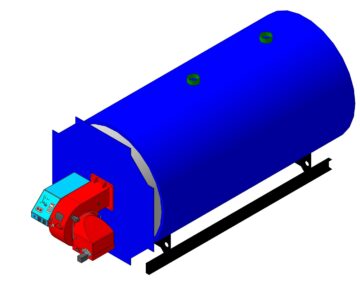 3D модель Водогрейный котел КСВн-4,0
