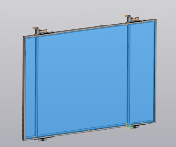 3D модель Установка солнечной панели на балкон