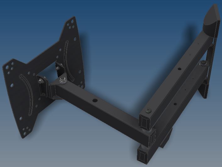 3D модель Кронштейн для ТВ Kromax DIX-18