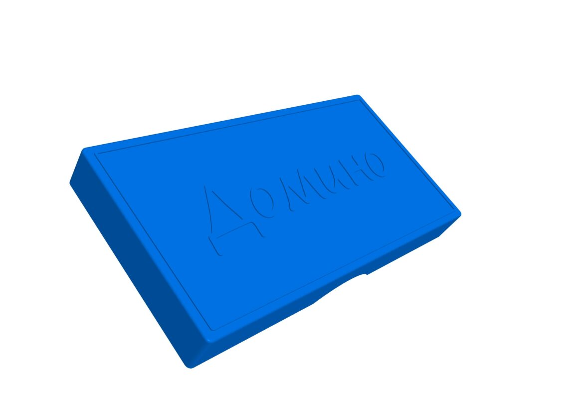 3D модель Настольная игра "Домино" (набор со счётчиком)