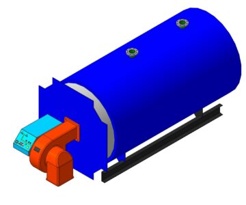 3D модель Водогрейный котел КСВн-1,0