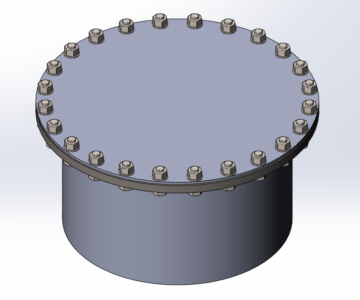 3D модель Люк-лаз Ду800