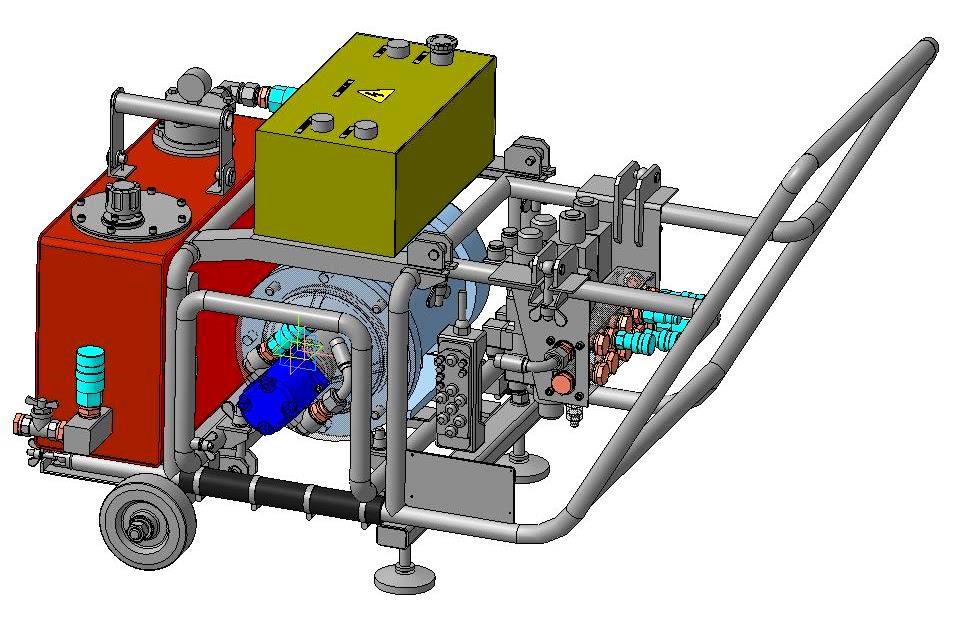 3D модель Маслостанция модульная МПа(Bar) 25(250)