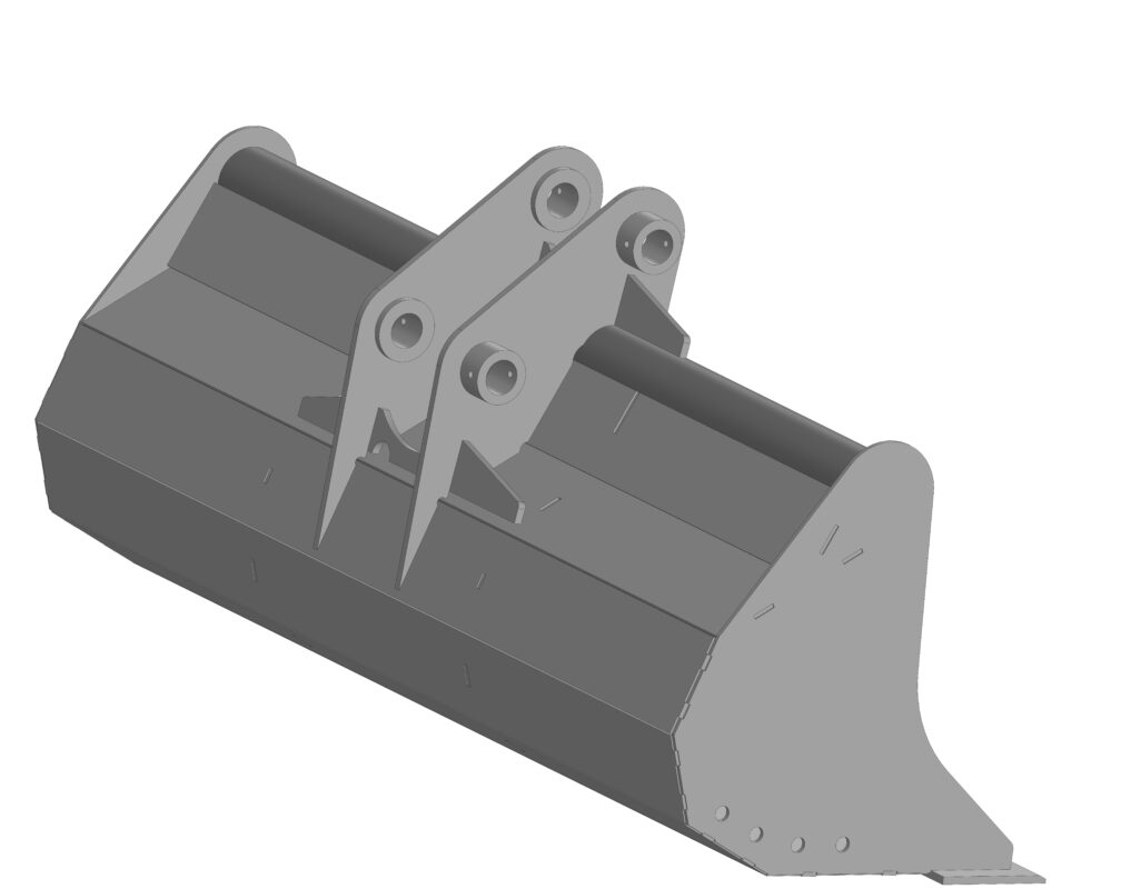 3D модель Ковш планировочный рабочая ширина 1560мм