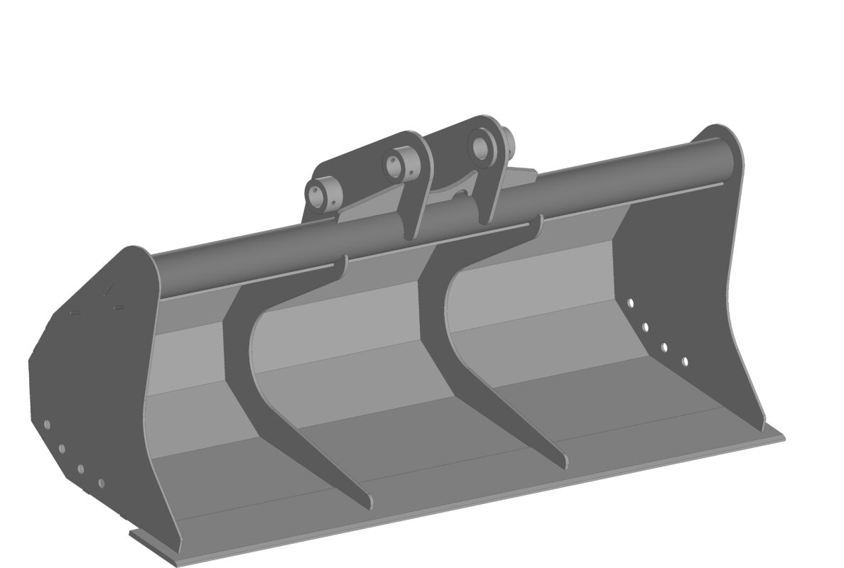 3D модель Ковш планировочный рабочая ширина 1560мм