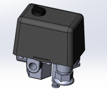 3D модель ЗD модель реле давления МDR2-EA/11