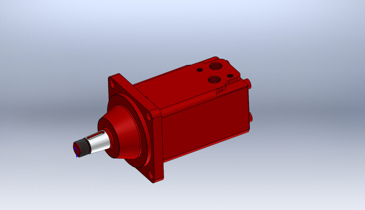 3D модель Модель гидромотора типа МГПК400